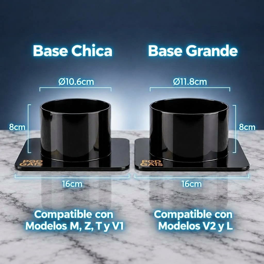 Base Metálica Anti-Vuelco - 1 kg de Acero