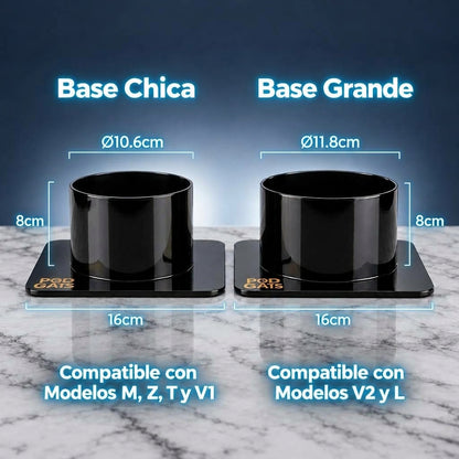 Base Metálica Anti-Vuelco - 1 kg de Acero