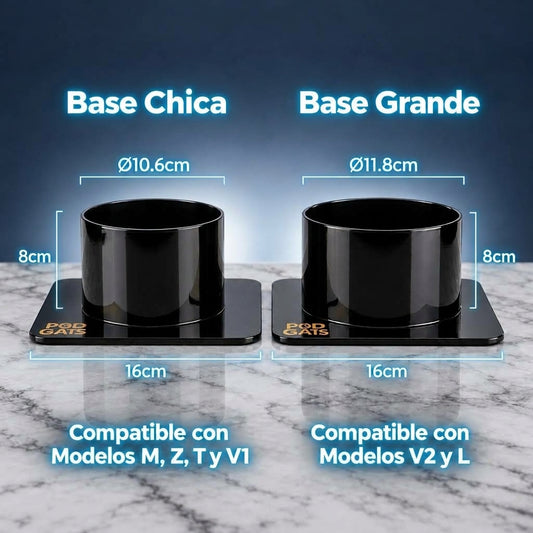 Base Metálica Anti-Vuelco - 1 kg de Acero