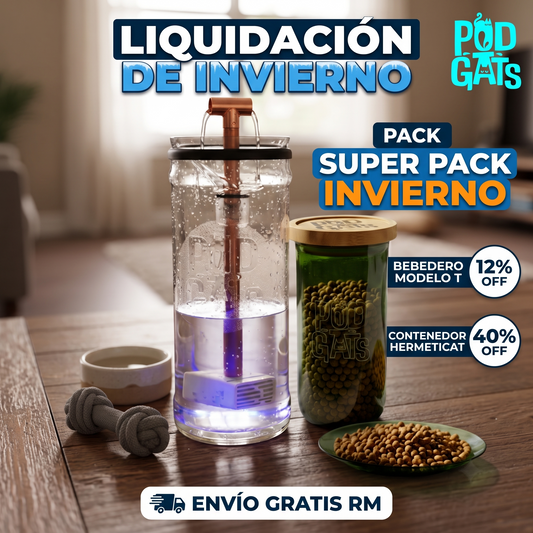 Pack Invierno - PodGats T + Contenedor Hermético (40% OFF)